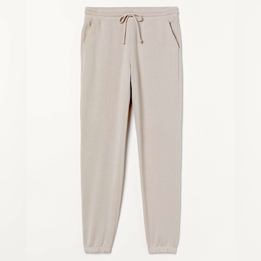 H&M Light Taupe Basic Comfy Sweatpants
